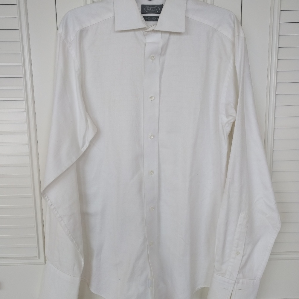 Talbot's Men's White Dress Shirt